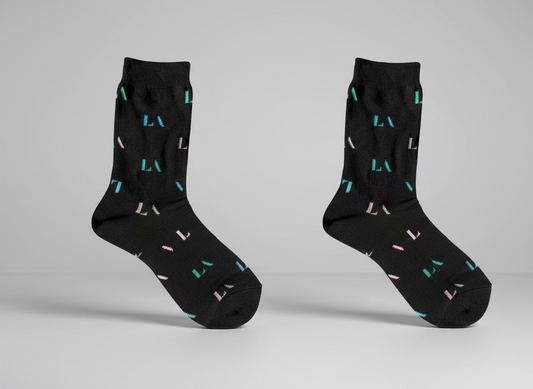 All Over Print “LA” Socks