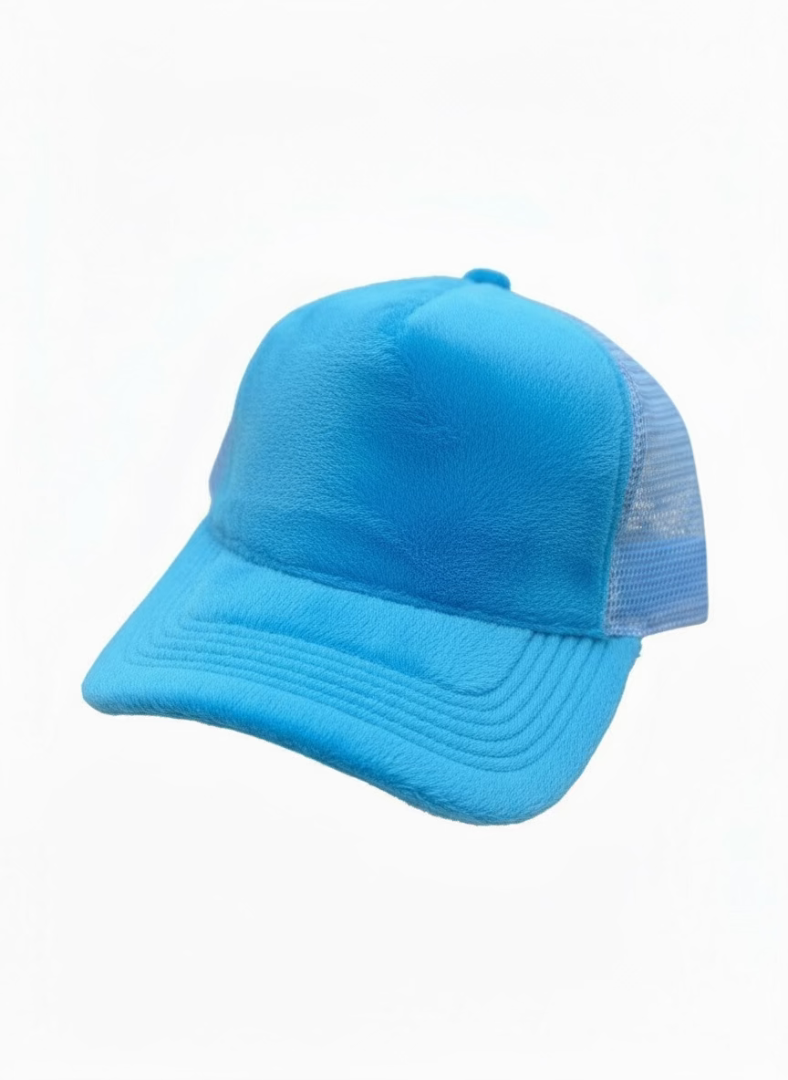 Blue "Fur" Hat