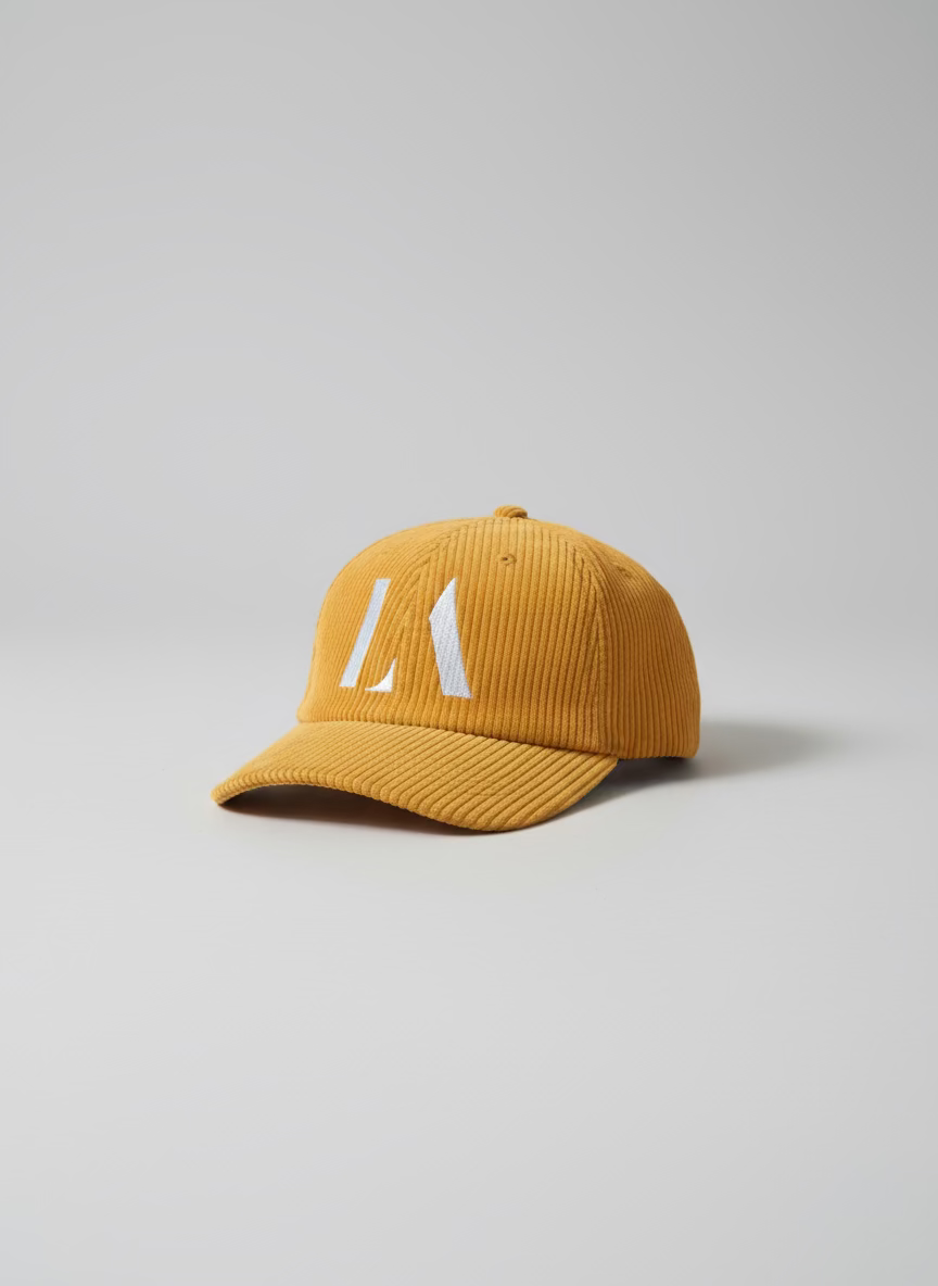 Corduroy “LA” Hat